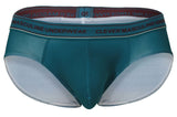 Clever Moda Men's Underwear 519969 3PK Australian Latin Briefs Color Blue-Petrol-Green