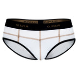 Clever 5317 Sweetness Piping Briefs Color White