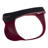 Doreanse Men's Underwear 1012-BRD Borderline Thongs Color Bordeaux