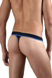 Doreanse Men's Underwear 1012-NVY Borderline Thongs Color Navy