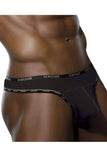 Doreanse Men's Underwear 1216-BLK Naked Thong Color Black