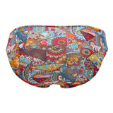 Doreanse Men's Underwear 1217-PRN Groovy Bikini Color Printed