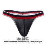 Doreanse Men's Underwear 1218-NVY Metro Thong Color Navy Blue