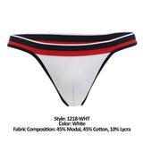 Doreanse Men's Underwear 1218-WHT Metro Thong Color White