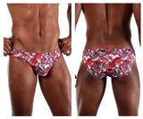 Doreanse Men's Underwear 1243-PRN Pop Art Bikini Color Printed