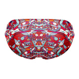 Doreanse Men's Underwear 1243-PRN Pop Art Bikini Color Printed