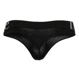 Doreanse Men's Underwear 1250-BLK Wide-band Thong Color Black