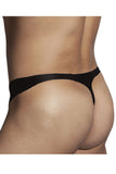 Doreanse Men's Underwear 1280-BLK Hang-loose Thong Color Black