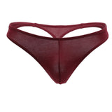 Doreanse Men's Underwear 1280-BRD Hang-loose Thong Color Bordeaux