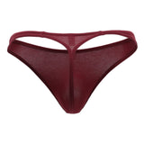 Doreanse Men's Underwear 1280-BRD Hang-loose Thong Color Bordeaux