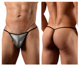 Doreanse Men's Underwear 1300-CLB Disco Thongs Color Circuit