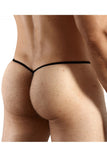 Doreanse Men's Underwear 1306-BLU Mesh G-String Thong Color Blue