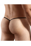 Doreanse Men's Underwear 1306-RED Mesh G-String Thong Color Red