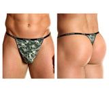 Doreanse Men's Underwear 1312-PRN Camouflage Thong Color Printed