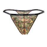 Doreanse Men's Underwear 1312-PRN Camouflage Thong Color Printed