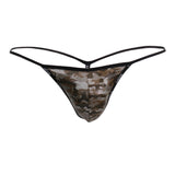 Doreanse Men's Underwear 1326-CAM Flashy G-String Color Camotech