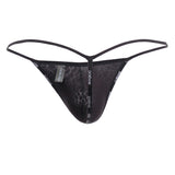 Doreanse Men's Underwear 1326-PAN Flashy G-String Color Black Panther