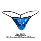 Doreanse Men's Underwear 1326-RBL Flashy G-String Color Royal Blue