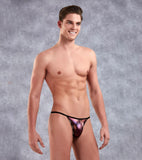Doreanse Men's Underwear 1326-RRO Flashy G-String Color Royal Rose