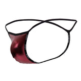 Doreanse Men's Underwear 1326-RRO Flashy G-String Color Royal Rose