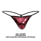 Doreanse Men's Underwear 1326-RRO Flashy G-String Color Royal Rose