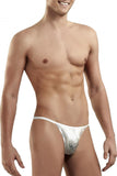 Doreanse Men's Underwear 1326-SLV Flashy G-String Color Silver Snake