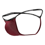 Doreanse Men's Underwear 1330-BRD Ribbed Modal T-thong Color Bordeaux