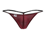 Doreanse Men's Underwear 1330-BRD Ribbed Modal T-thong Color Bordeaux