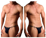 Doreanse Men's Underwear 1330-NVY Ribbed Modal T-thong Color Navy