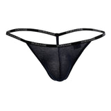 Doreanse Men's Underwear 1330-NVY Ribbed Modal T-thong Color Navy