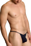 Doreanse Men's Underwear 1330-NVY Ribbed Modal T-thong Color Navy