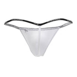 Doreanse Men's Underwear 1330-WHT Ribbed Modal T-thong Color White