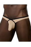 Doreanse Men's Underwear 1332-TAN Loop Thong Color Tan