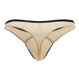 Doreanse Men's Underwear 1332-TAN Loop Thong Color Tan