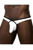 Doreanse Men's Underwear 1332-WHT Loop Thong Color White