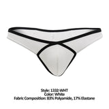 Doreanse Men's Underwear 1332-WHT Loop Thong Color White