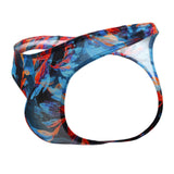 Doreanse Men's Underwear 1341-PRN Deep Sea Thong Color Printed