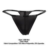 Doreanse Men's Underwear 1390-BLK Aire Thong Color Black