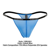 Doreanse Men's Underwear 1390-BLU Aire Thongs Color Cobalt Blue