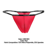 Doreanse Men's Underwear 1390-RED Aire Thong Color Red