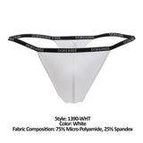 Doreanse Men's Underwear 1390-WHT Aire Thong Color White