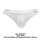 Doreanse Men's Underwear 1392-WHT Euro Thong Color White