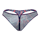 Doreanse Men's Underwear 1406-PRN Submarine Thongs Color Printed