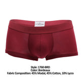 Doreanse Men's Underwear 1760-BRD Low-rise Trunk Color Bordeaux