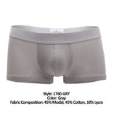 Doreanse Men's Underwear 1760-GRY Low-rise Trunk Color Gray