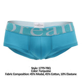 Doreanse Men's Underwear 1779-TRQ Pouch Mini Trunk Color Turquoise