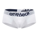 ErgoWear Men's Underwear EW1476 MAX COTTON Trunks Color White