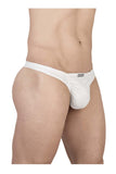 ErgoWear Men's Underwear EW1734 FEEL GR8 Cotton Thongs Color White