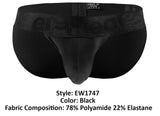 ErgoWear Men's Underwear EW1747 MAX BOLD Bikini Color Black
