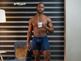 ErgoWear Men's Underwear EW1753 FEEL SE Boxer Briefs Color Navy Blue